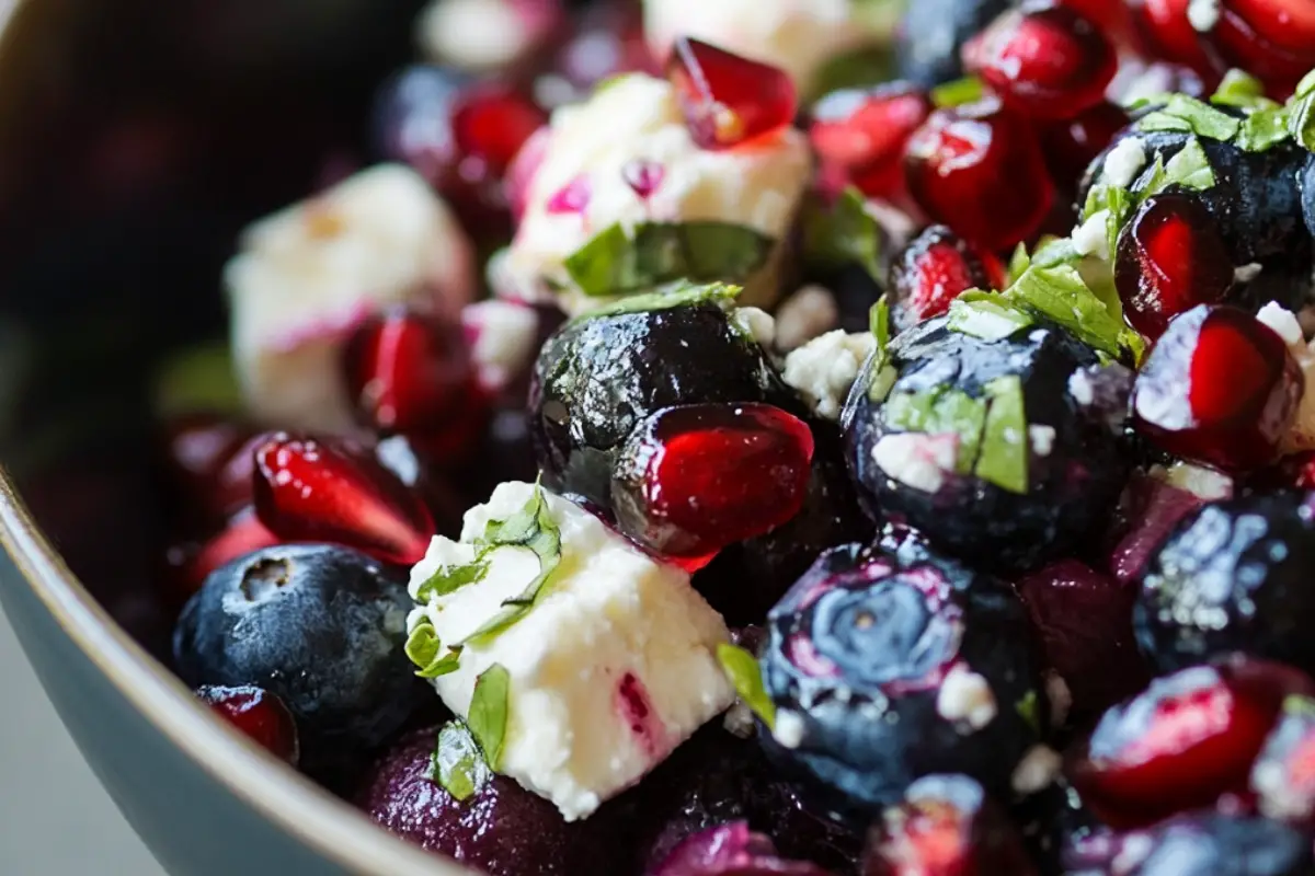 Blueberry Pomegranate Feta Salad