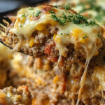 Cheesy Loaded Meatloaf Casserole