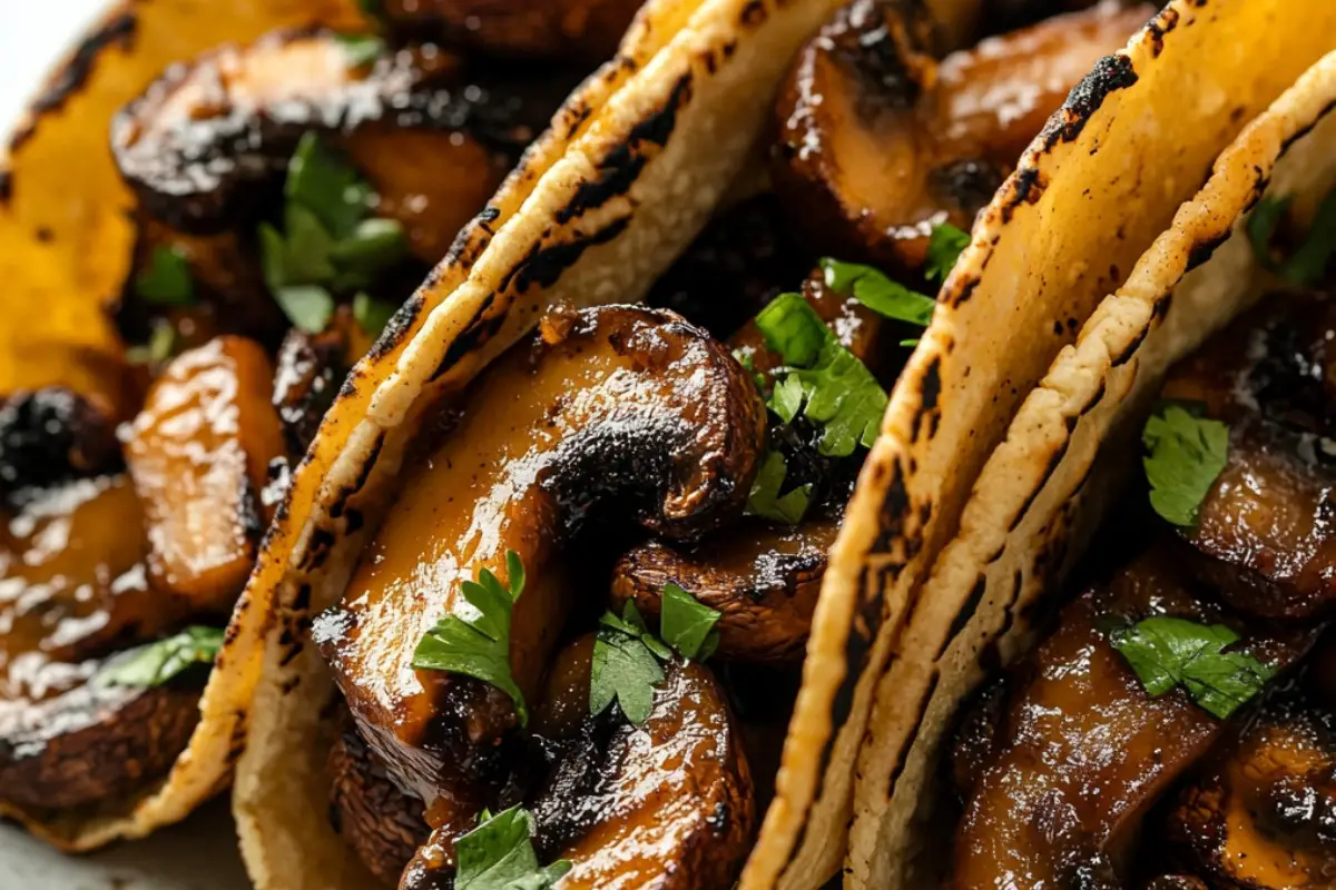 Chipotle BBQ Mushroom Tacos