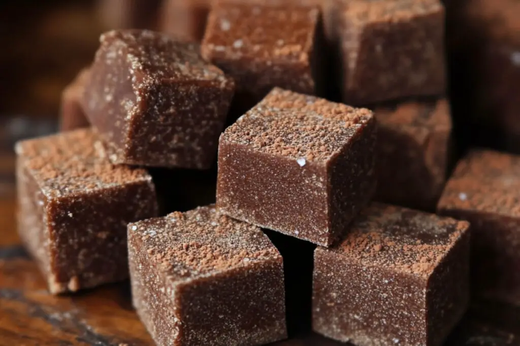 Chocolate Sponge Cubes