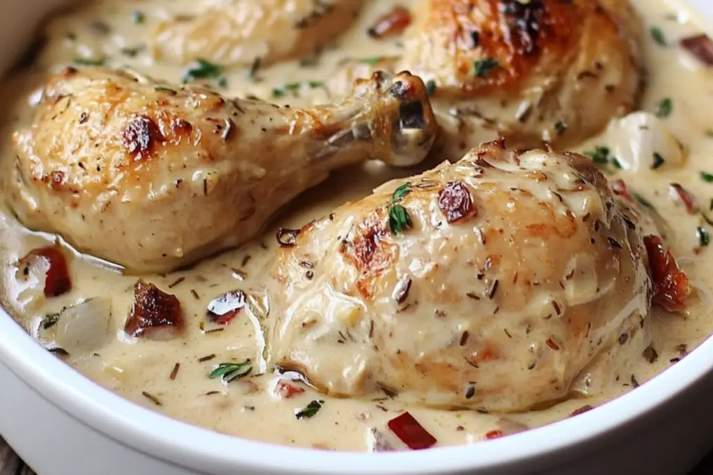 Creamy Garlic Poultry Dish