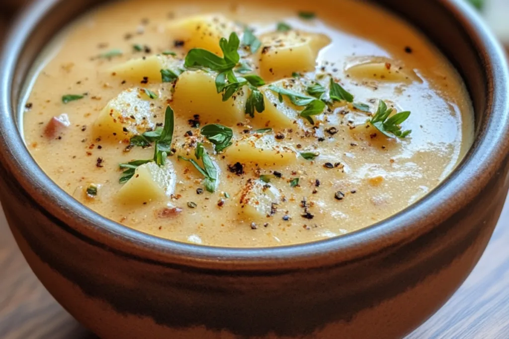 Crock Pot Cheesy Potato Soup