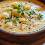 Crock Pot Cheesy Potato Soup