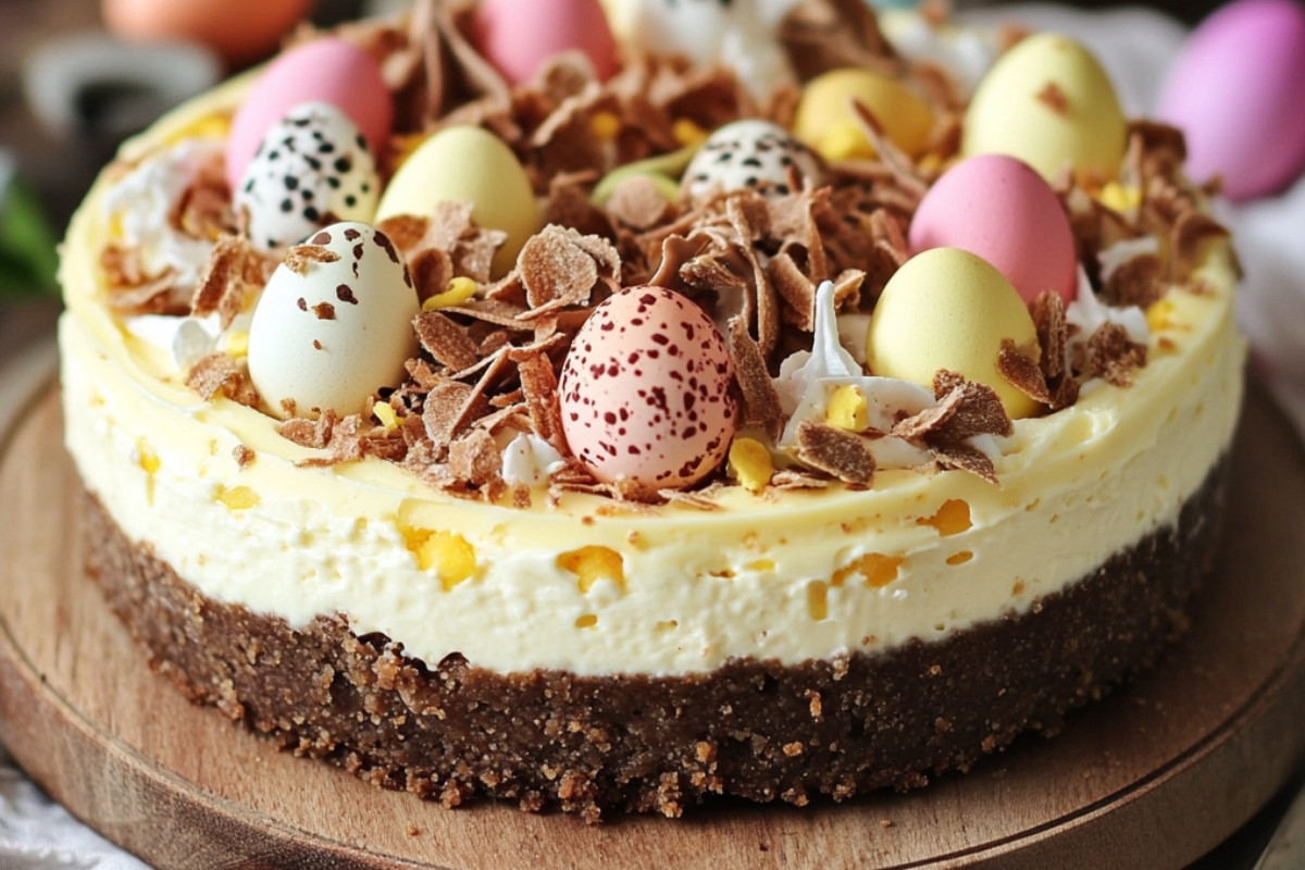 Easter Egg Cheesecake