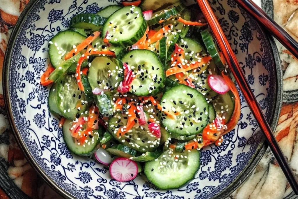 Easy Asian Cucumber Salad