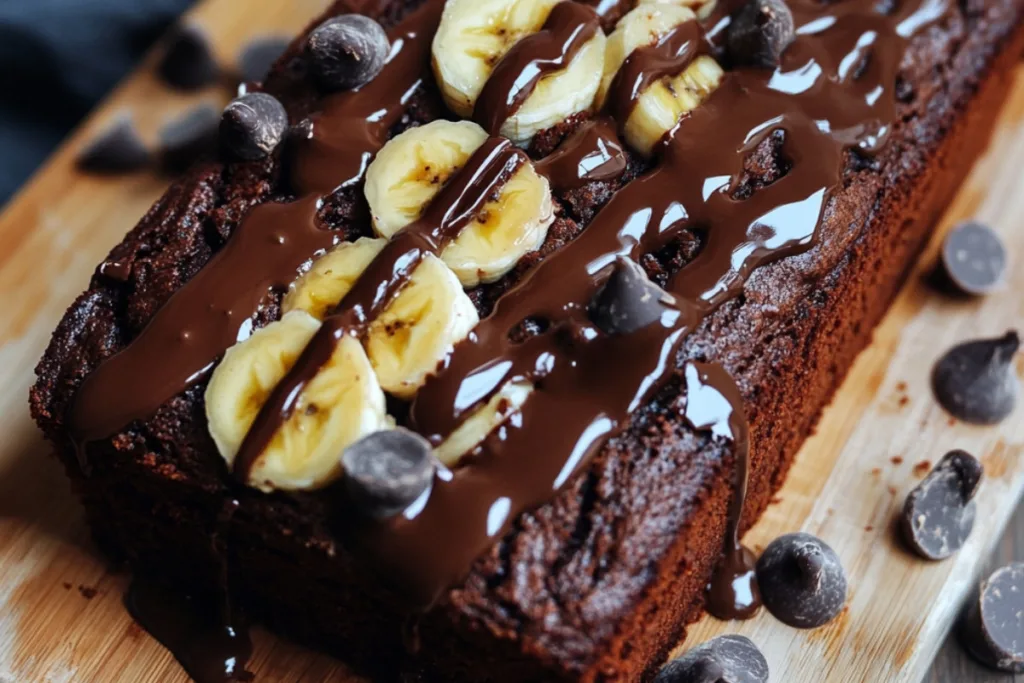 Healthy Chocolate Banana Bread