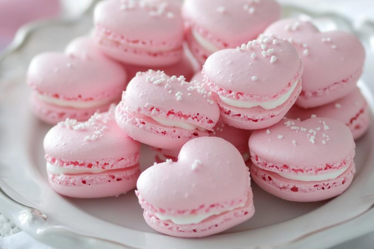 Heart Shaped Macarons Recipe