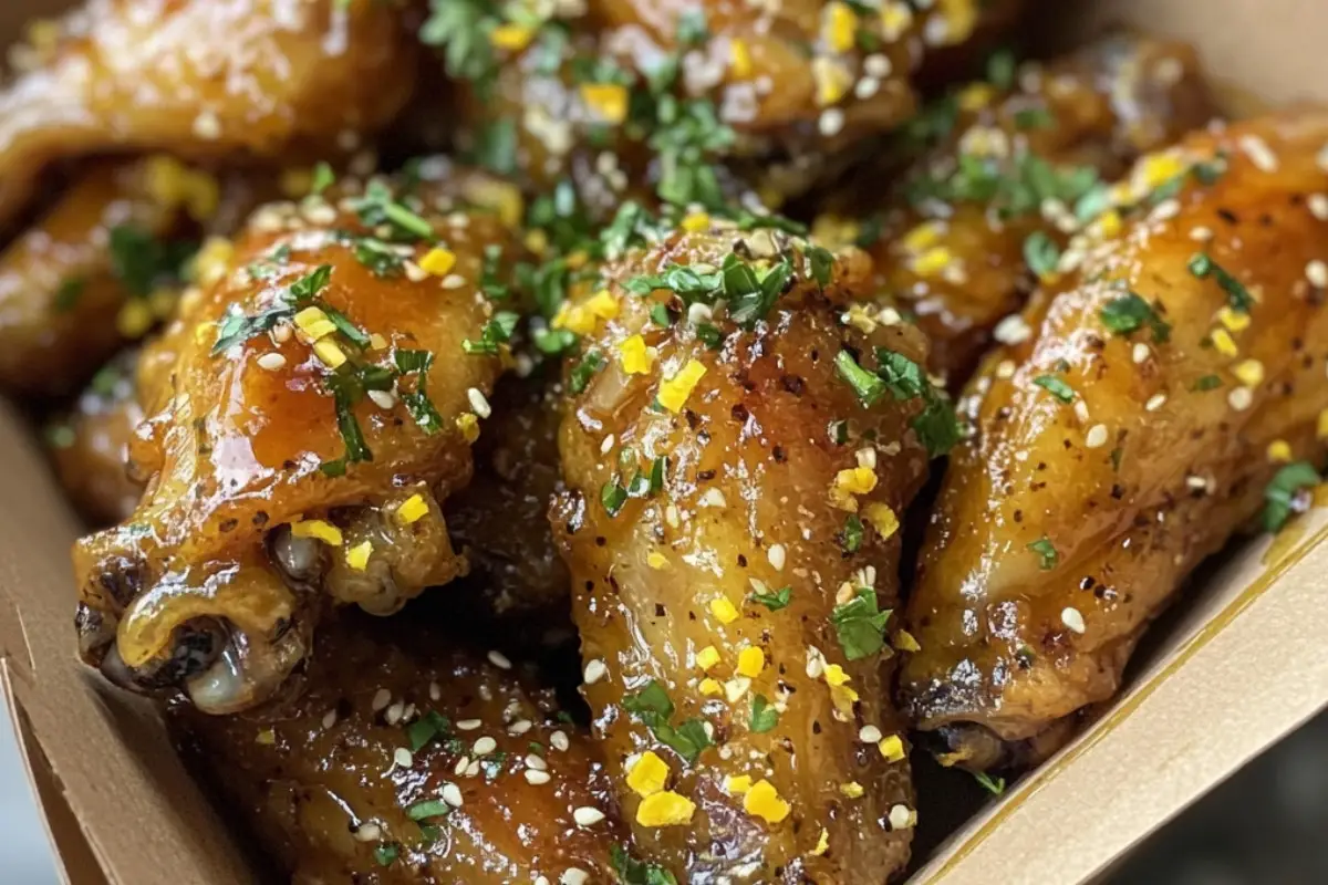 Honey Lemon Pepper Wings