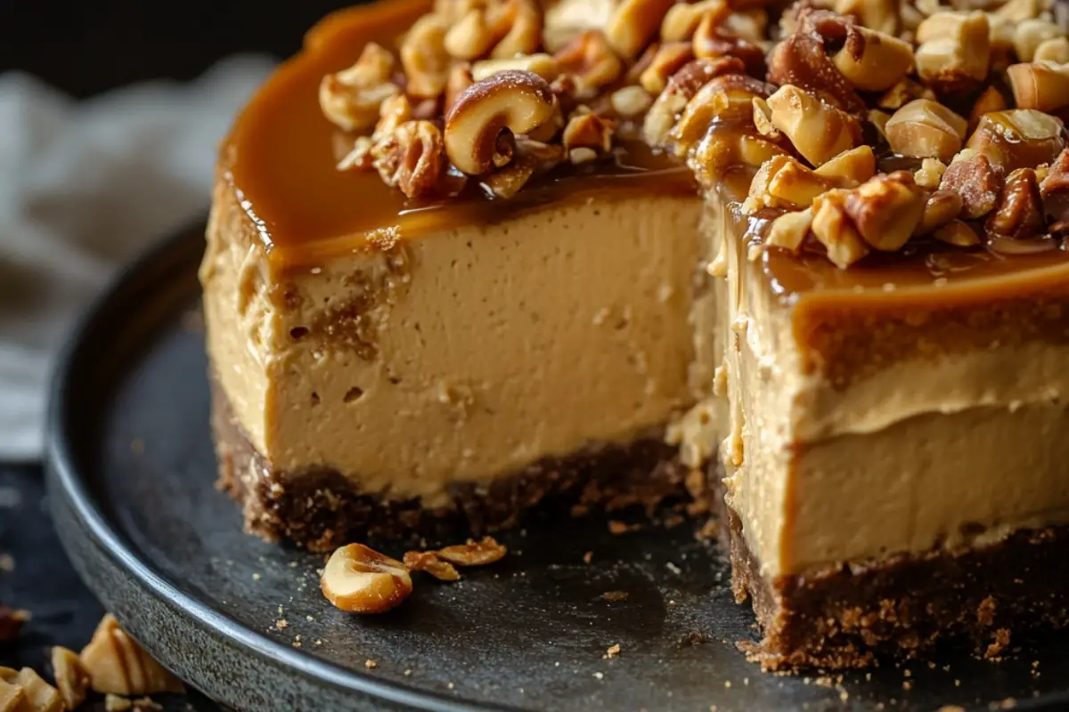 Loaded Butterscotch Cheesecake