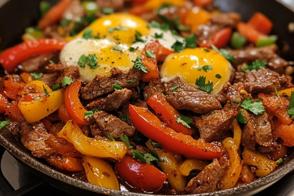 Skillet Steak Fajitas Low Carb Keto