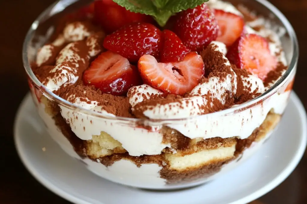 Strawberry Tiramisu Delight