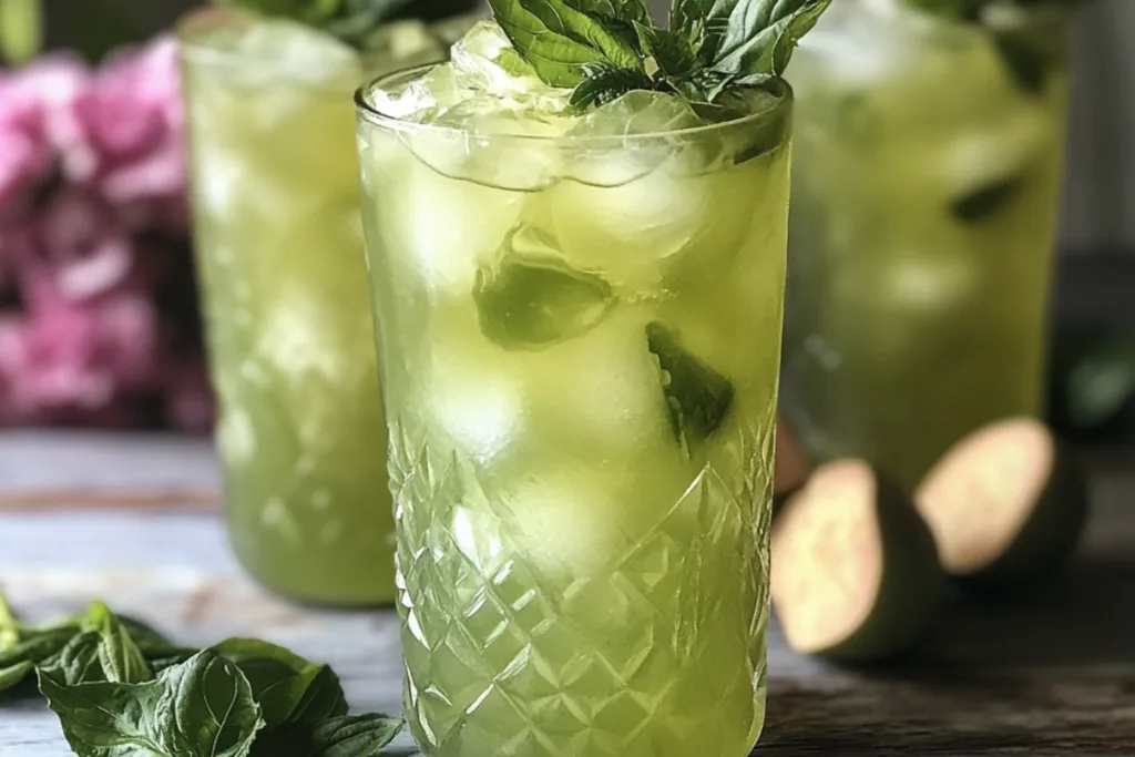 Tropical Iced Green Tea