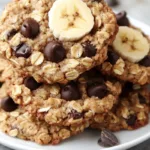 Chocolate Chip Banana Oatmeal Cookies