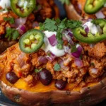 Easy Taco Stuffed Sweet Potatoes