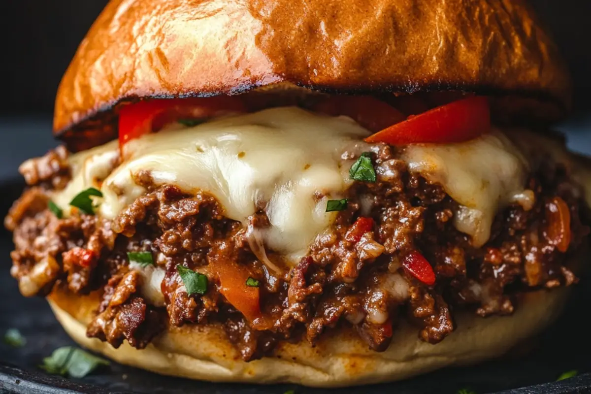 Philly Cheesesteak Sloppy Joes