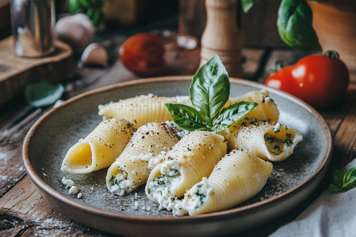 Ricotta Stuffed Pasta Shells