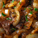 Sizzling Chinese Pepper Steak Onions