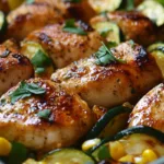 Chicken with Zucchini and Corn