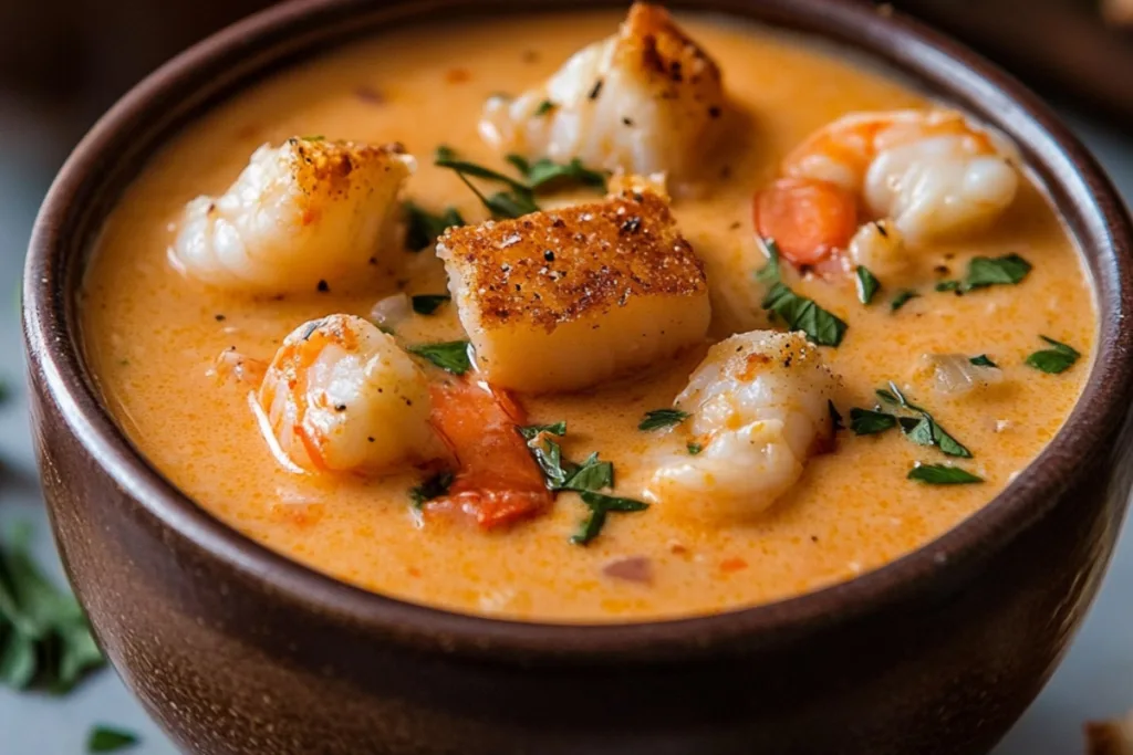 Crab and Shrimp Seafood Bisque