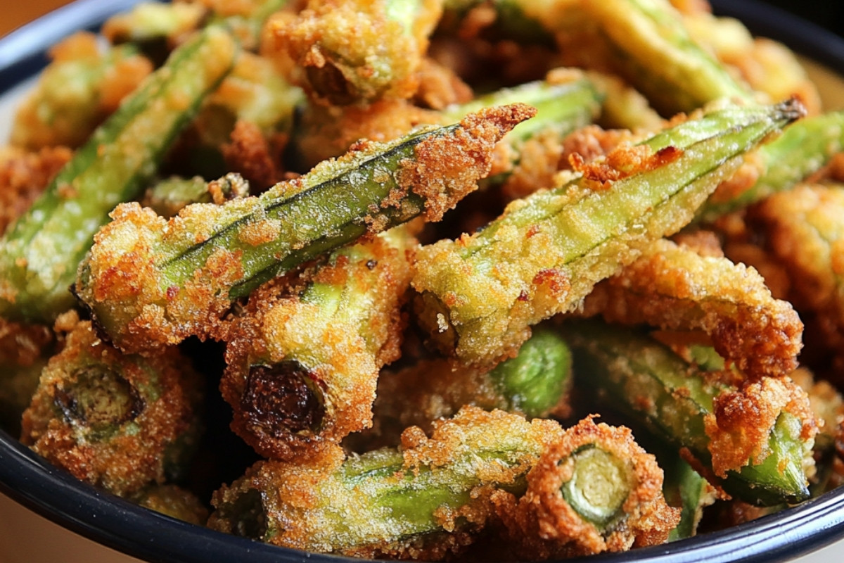 Crispy Fried Okra Recipe