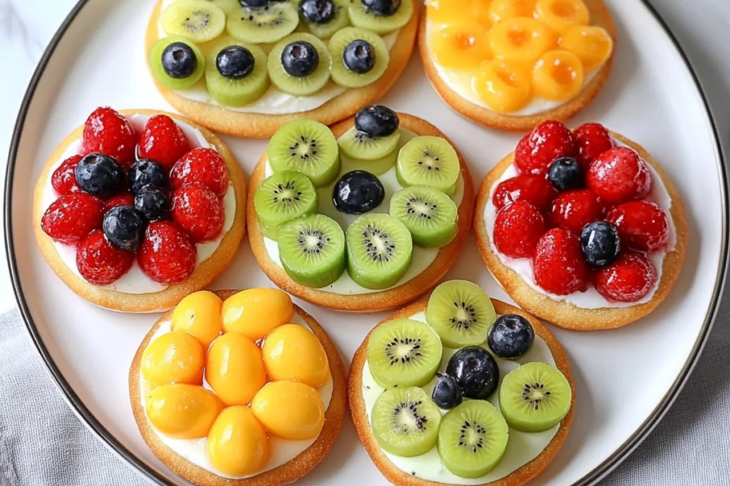 Easter Egg Fruit Pizzas