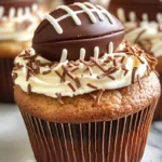 Easy Football Cupcakes