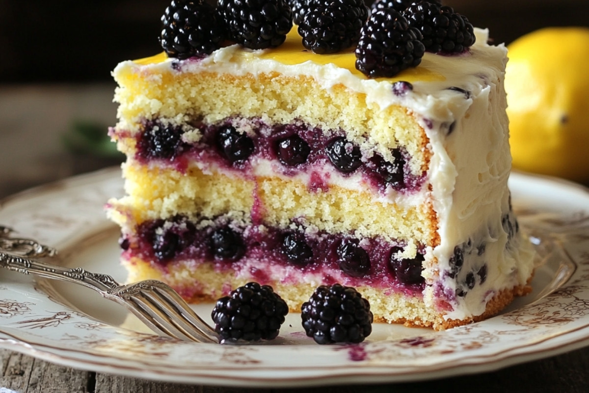 Lemon Blackberry Cake