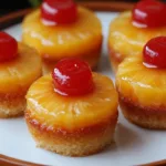 Mini Pineapple Upside Down Cheesecakes