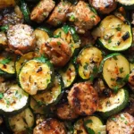 Skillet Sausage and Zucchini 20 Minute