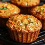 Zucchini Carrot Oatmeal Muffins