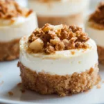 Apple Crisp Mini Cheesecakes