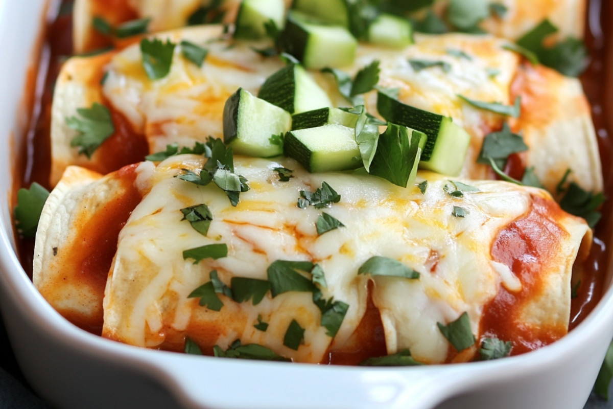 Zucchini Enchilada Roll Ups