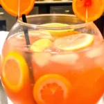 Crown Royal Peach Fish Bowl Cocktail