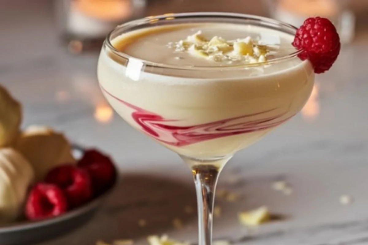 White Chocolate Raspberry Martini