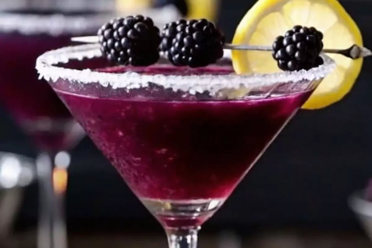 Blackberry Lemon Drop Martini Recipe