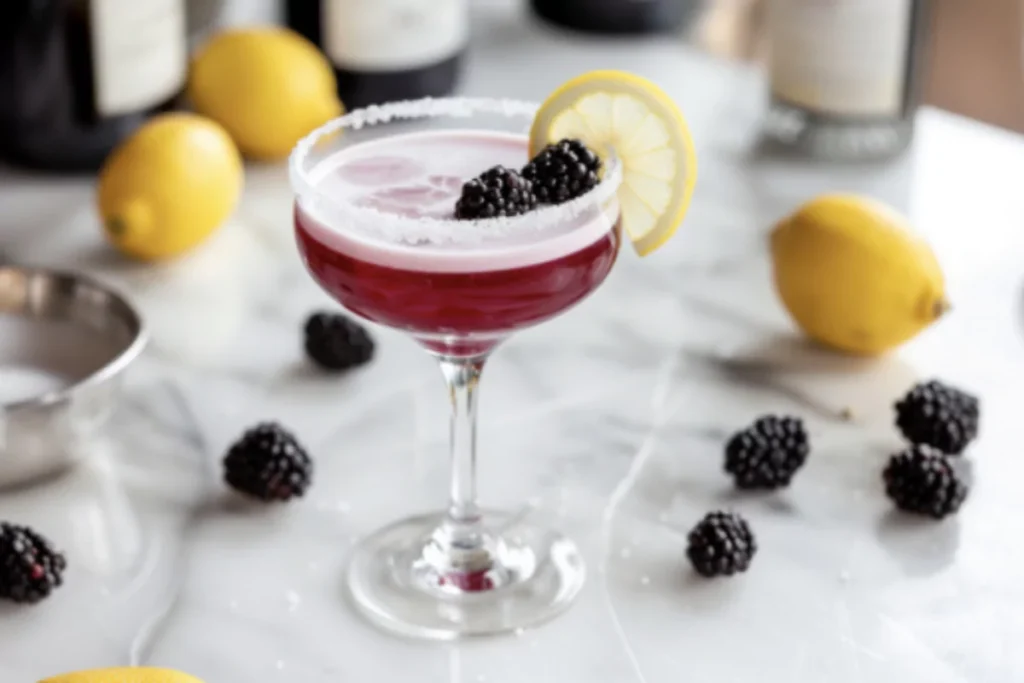 Blackberry Lemon Drop Martini Recipe