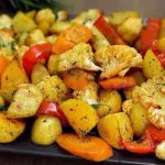Potatoes with Vegetables in the Oven